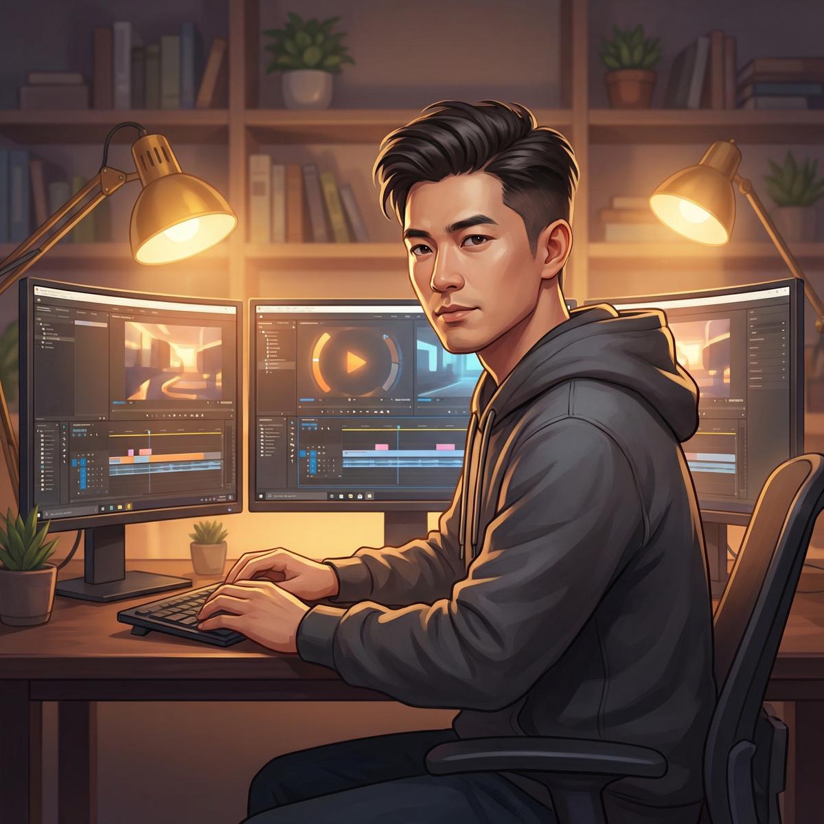 人兽视频剪辑总监赵明轩